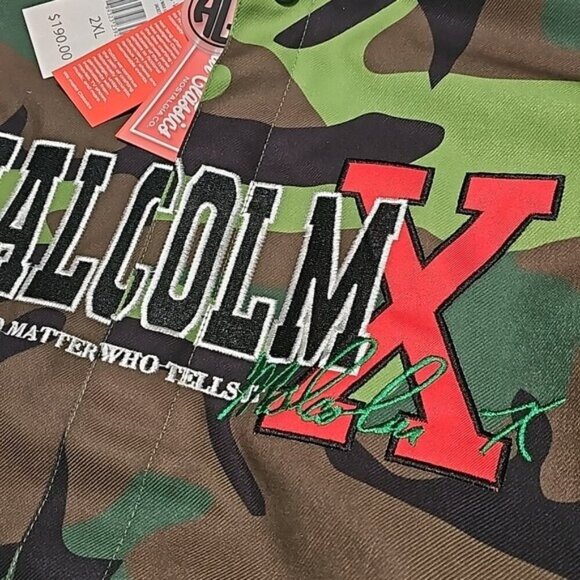 Malcolm X Camo Work Jacket Size 2X New - Picture 3 of 9
